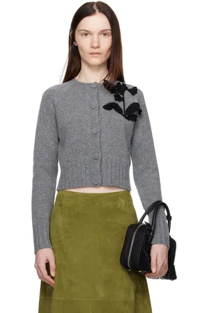 Erdem Cardigan écourté gris
