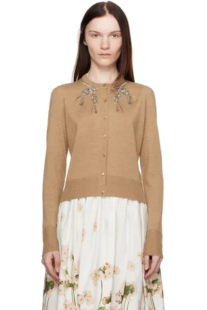 Erdem Cardigan écourté beige
