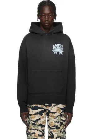 AMIRI Pull à capuche Championship noir