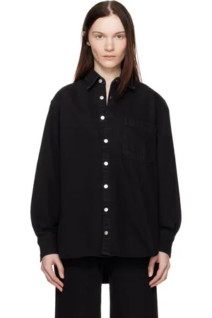 Beaufille Chemise Deren noire en denim