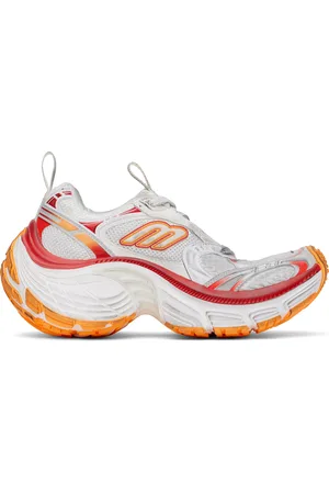 Balenciaga Baskets 10XL blanc et orange