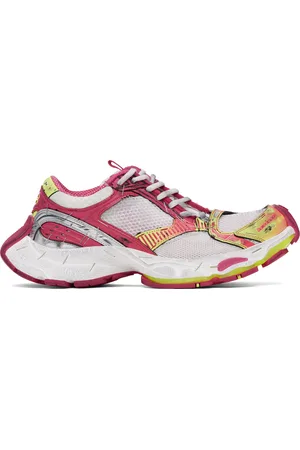Balenciaga Baskets Stapler blanc et rose