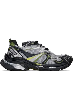 Balenciaga Baskets Runner 2.0 argenté et noir