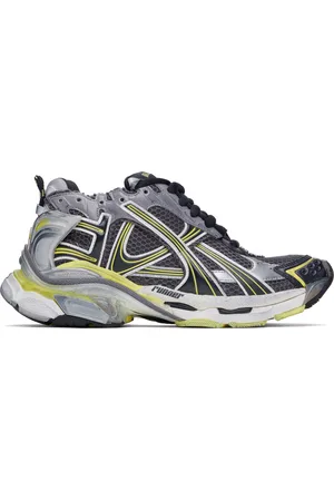 Balenciaga Baskets Runner gris et jaune