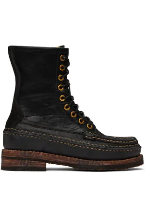 VISVIM Bottes hauteur mi-mollet Grizzly Camper noires - Folk