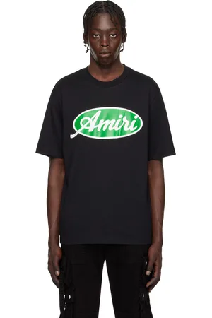 AMIRI T-shirt noir à logo ovale
