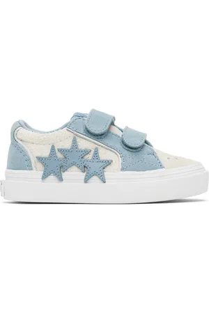AMIRI Enfant | Baskets de planchiste basses Sunset bleu et blanc cassé