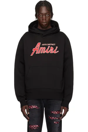 AMIRI Pull à capuche noir à logo City