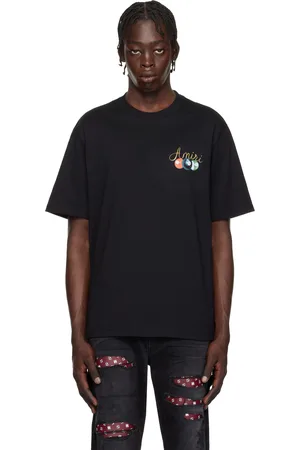 AMIRI T-shirt noir à images à logo