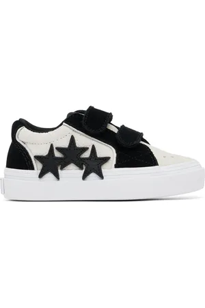 AMIRI Enfant | Baskets de planchiste basses Sunset noir et blanc cassé