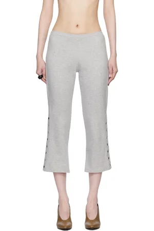 Belle Pantalon de détente de style capri Gemma gris