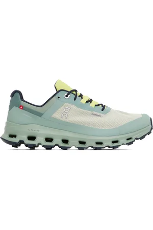 On Running Baskets imperméables Cloudvista vertes
