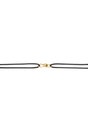Bottega Veneta Ceinture noire à ferrure Andiamo