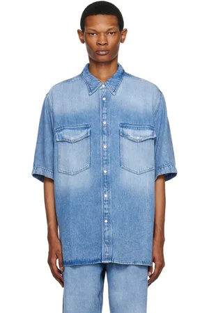 Isabel Marant Chemise Tigilin bleue en denim