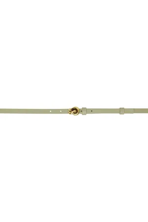 Bottega Veneta Ceinture taupe à nœud emblématique