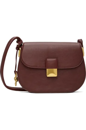 Bottega Veneta Petit sac bourgogne à fermoir Desiree