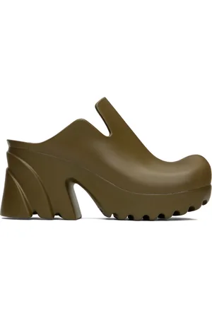 Bottega Veneta Sabots bruns à semelle Flash