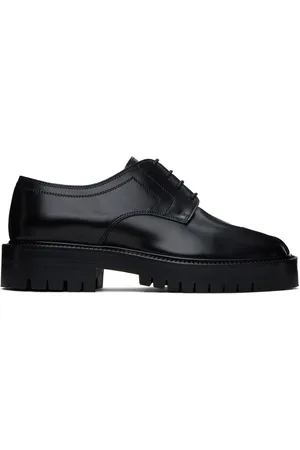 Maison Margiela Derbys noirs à bout Tabi