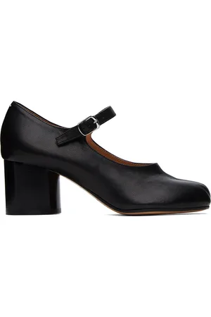 Maison Margiela Chaussures Charles IX à talon bottier noires à bout Tabi