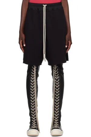 Rick Owens Short de camionneur noir exclusif à SSENSE édition KEMBRA PFAHLER