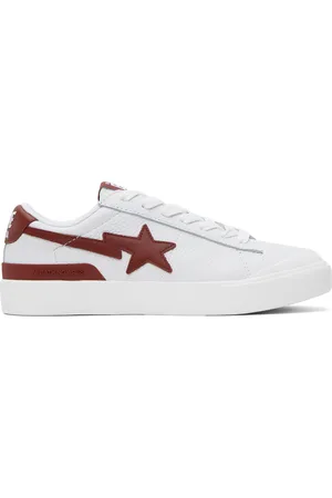 BAPE Baskets Mad #2 M1 blanches à étoiles emblématiques