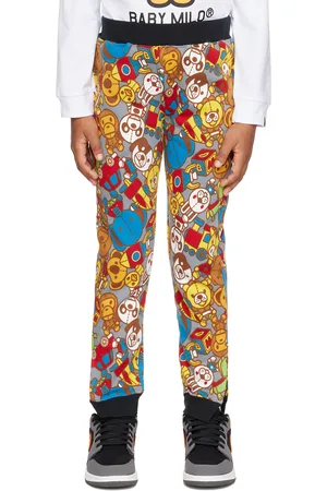 BAPE Enfant | Pantalon de survêtement Toy Box gris à motif graphique et à Baby Milo