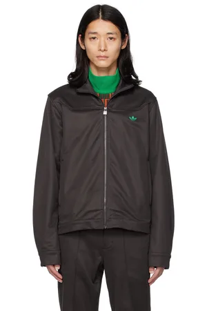 WALES BONNER Blouson de survêtement brun édition adidas Originals