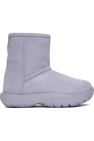 Bottega Veneta Bottines mauves à semelle Snap