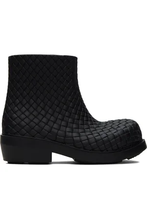 Bottega Veneta Bottes noires à semelle Fireman