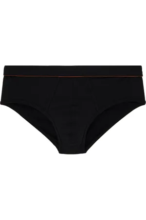 Ermenegildo Zegna Slip noir à passepoil