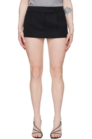 Alexander Wang Mini jupeshort ajustée noire