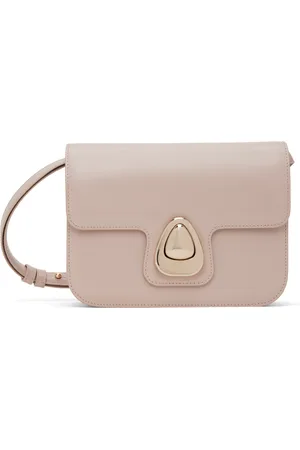 A.P.C. Petit sac taupe à ferrure Astra