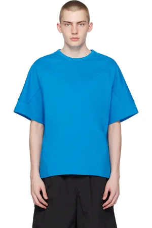 JUUN.J T-shirt bleu à manches raglan