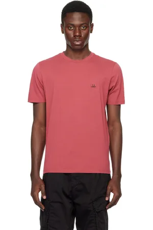 C.P. Company T-shirt rouge à écusson à logo