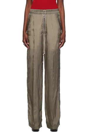 Rick Owens Pantalon de détente Geth gris à glissière Bela