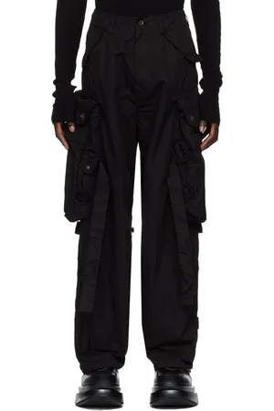 JULIUS Pantalon cargo Gas Mask noir - Permanent