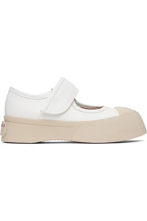 Marni Ballerines de style chaussure Charles IX Pablo blanches