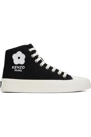Kenzo Baskets montantes Foxy noires à logos