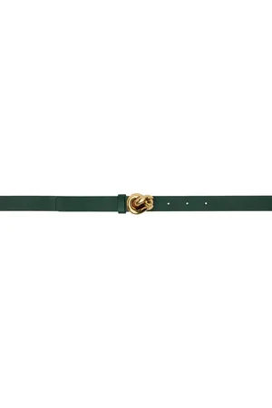 Bottega Veneta Ceinture verte à nœud emblématique