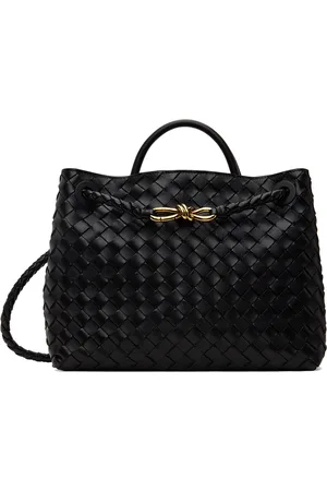 Bottega Veneta Moyen sac noir à ferrure Andiamo