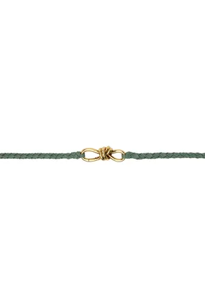 Bottega Veneta Ceinture verte à ferrure Andiamo