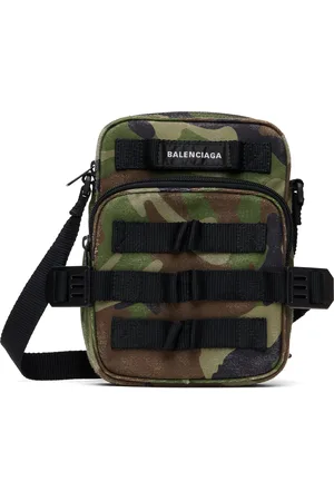 Balenciaga Sac messager kaki à bandoulière - Army