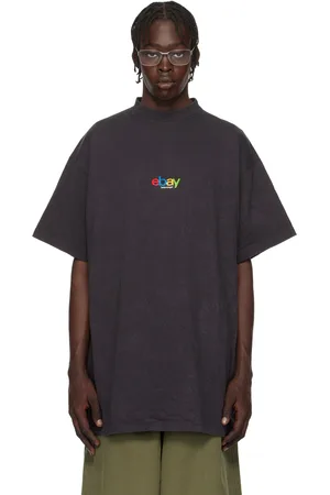 Balenciaga T-shirt surdimensionné bleu édition eBay