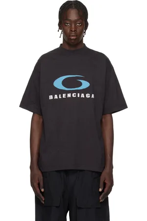 Balenciaga T-shirt noir à logo Loop Sports Icon