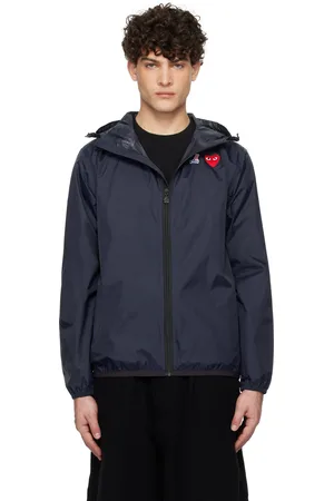 Comme des Garçons Blouson Claude bleu marine édition K-Way