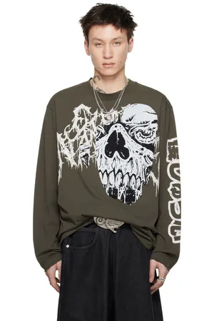 LU’U DAN T-shirt à manches longues gris