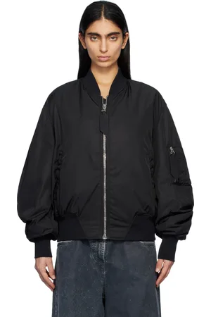The Attico Blouson aviateur Anja noir