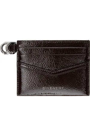 Givenchy Porte-carte brun à ferrures Voyou