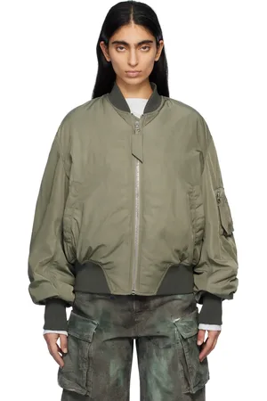 The Attico Blouson aviateur Anja kaki