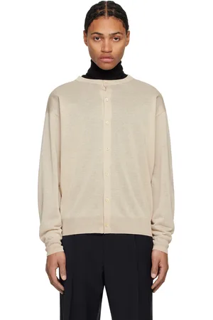 LE 17 SEPTEMBRE Cardigan en tricot semi-transparent à col ras du cou